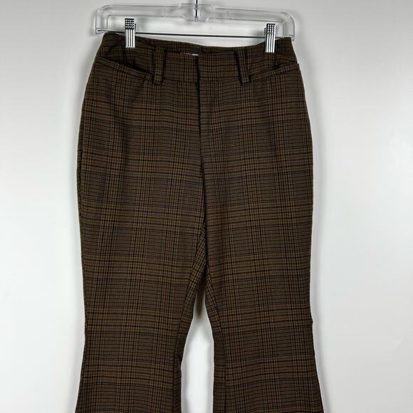 Urban Outfitters Jamie Flare Trouser Pant Mid Rise Dark Academia Womens Size 2 - Picture 4 of 11